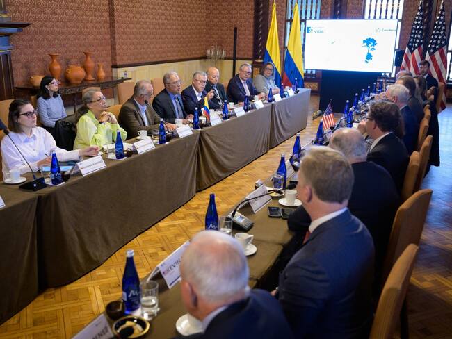 Colombia recibe a delegación bipartidista del Congreso de Estados Unidos. Foto: Cancillería.
