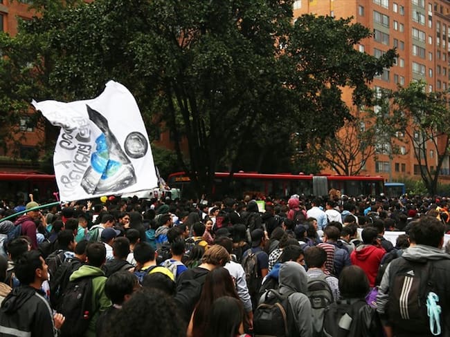 Estudiantes anuncian la primera marcha del 2019. Foto: La W