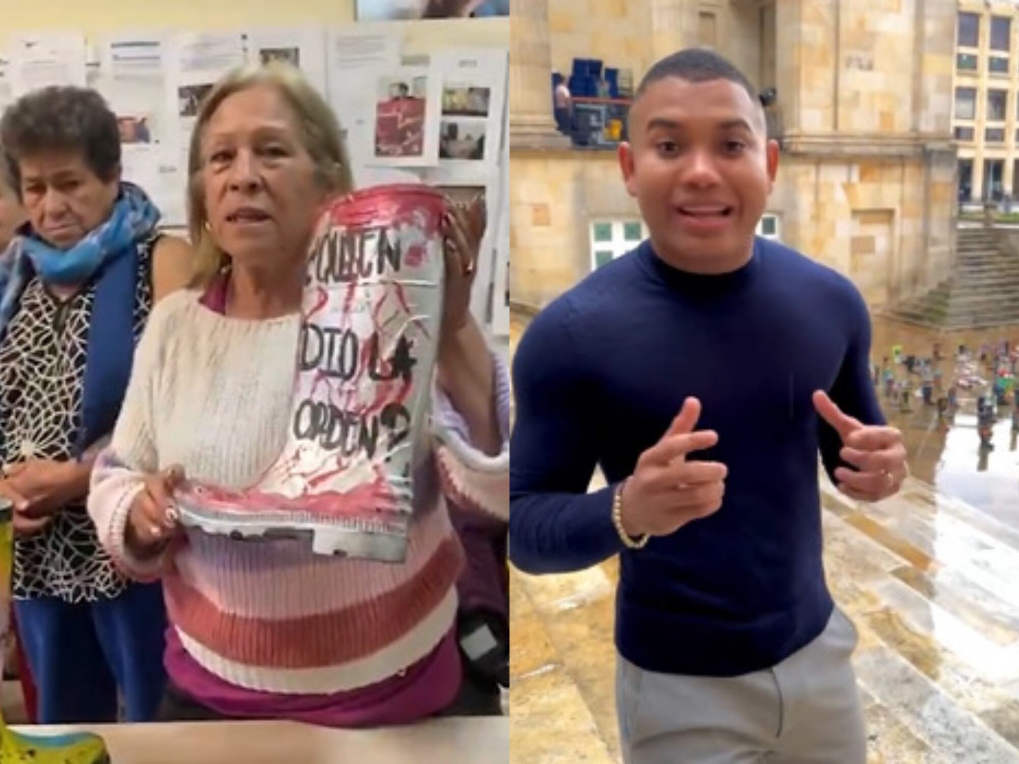 Madres de Soacha piden a la Cámara que sancione a Miguel Polo Polo por "revictimizarlas". Fotos: Suministradas.