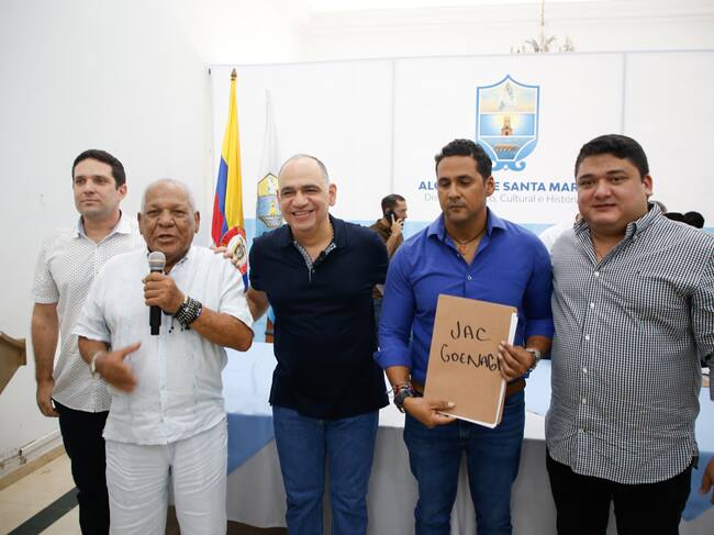 Entrega de reconocimiento/ Alcaldía de Santa Marta