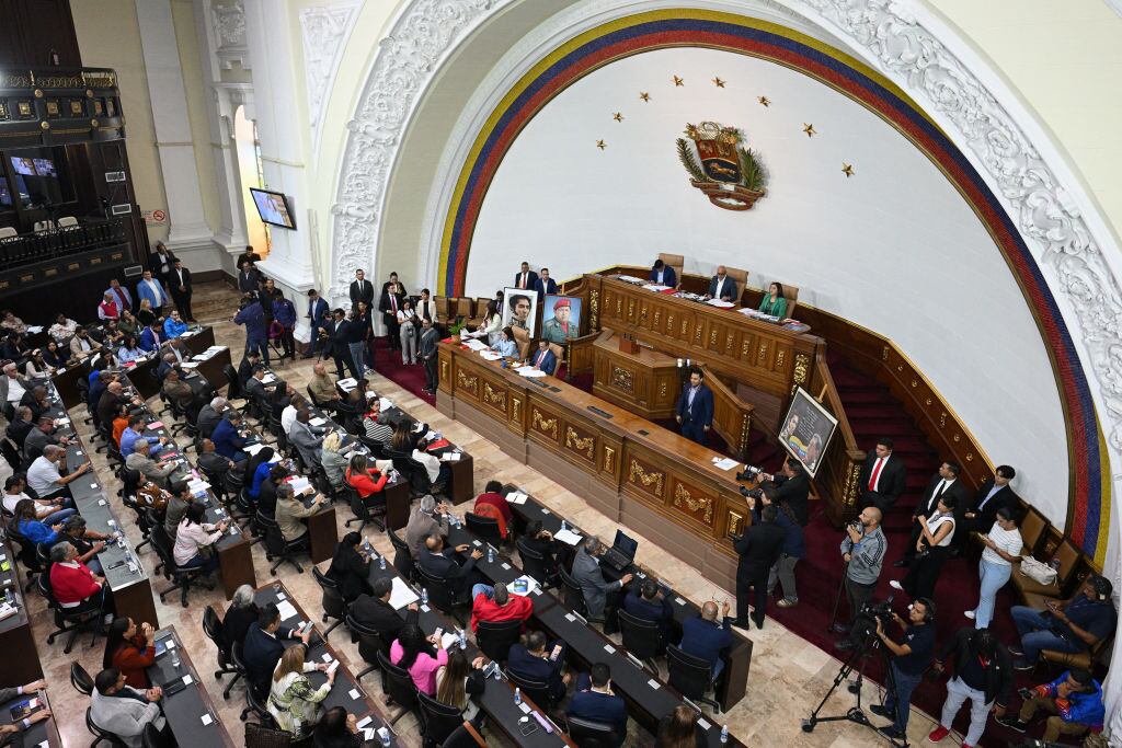 Parlamento de Venezuela. I Foto: FEDERICO PARRA/AFP via Getty Images.