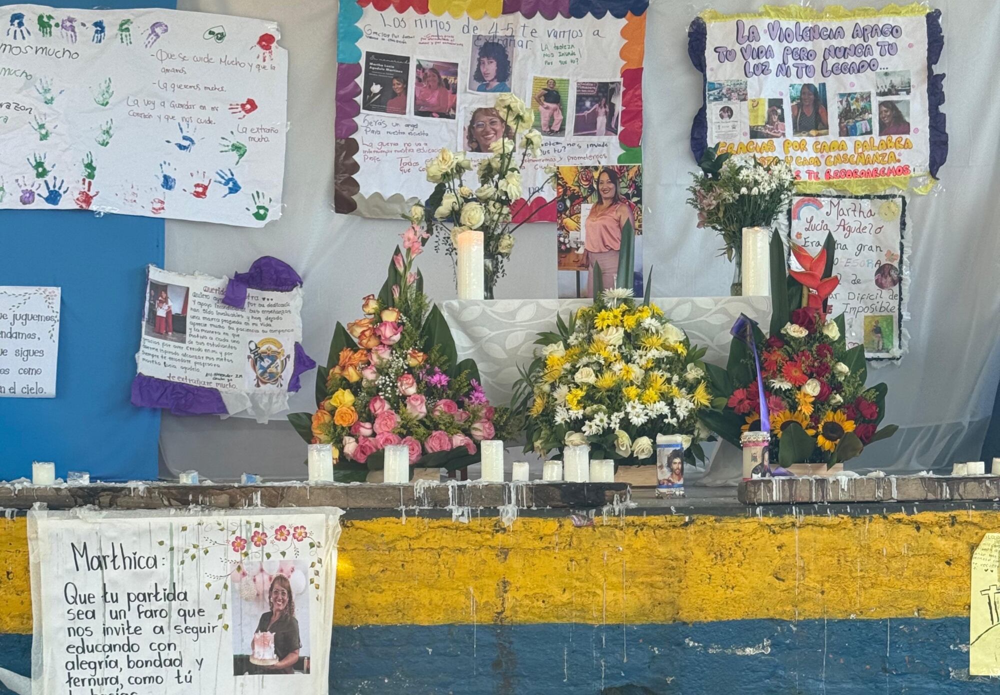 Rinden homenaje a la docente Martha Agudelo, una de las víctimas de la explosión en Cali