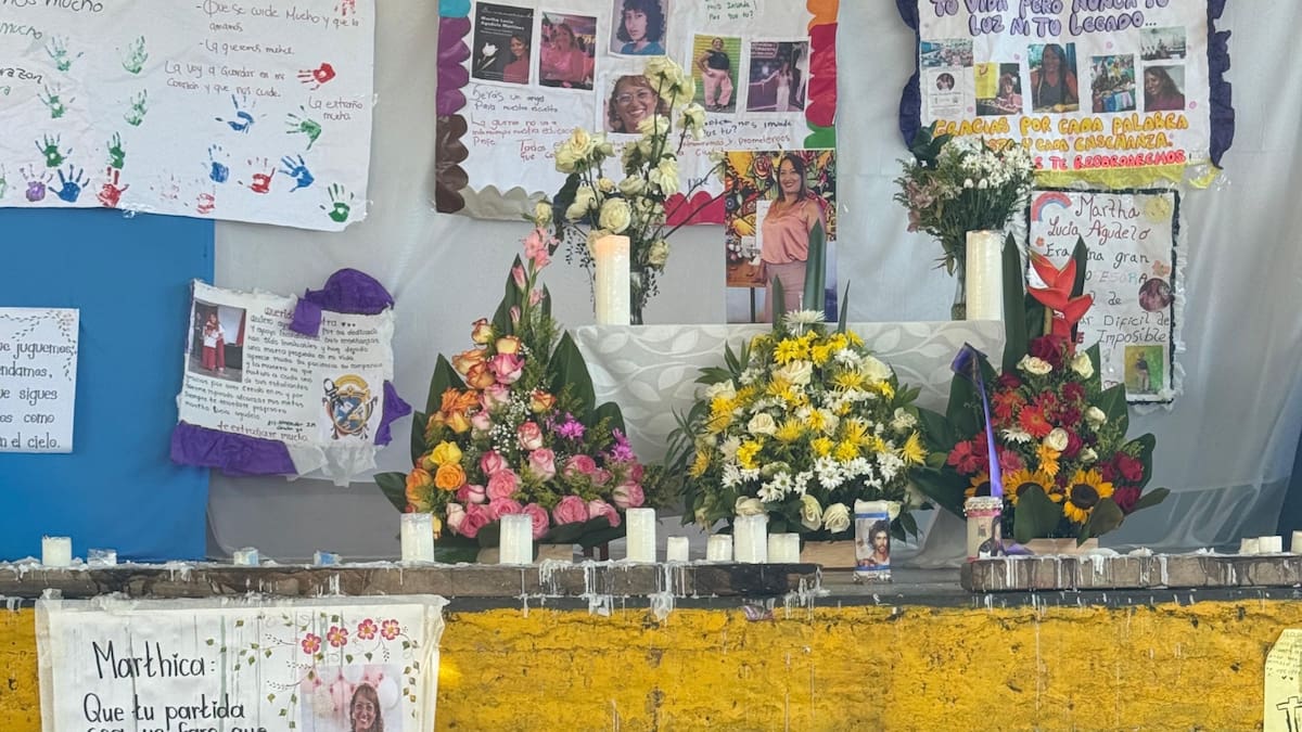 Rinden homenaje a la docente Martha Agudelo, una de las víctimas de la explosión en Cali
