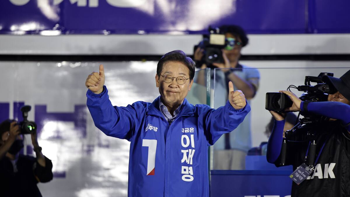 Los primeros sondeos dan al opositor Lee Jae-myung como ganador de las elecciones en Corea del Sur
