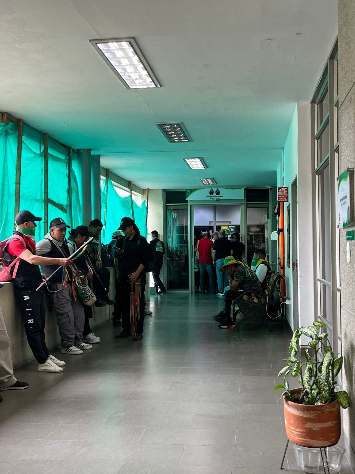 La protesta en Yumbo forma parte de una serie de movilizaciones que abarcan otros 15 municipios del Valle. Foto: Cortesía.