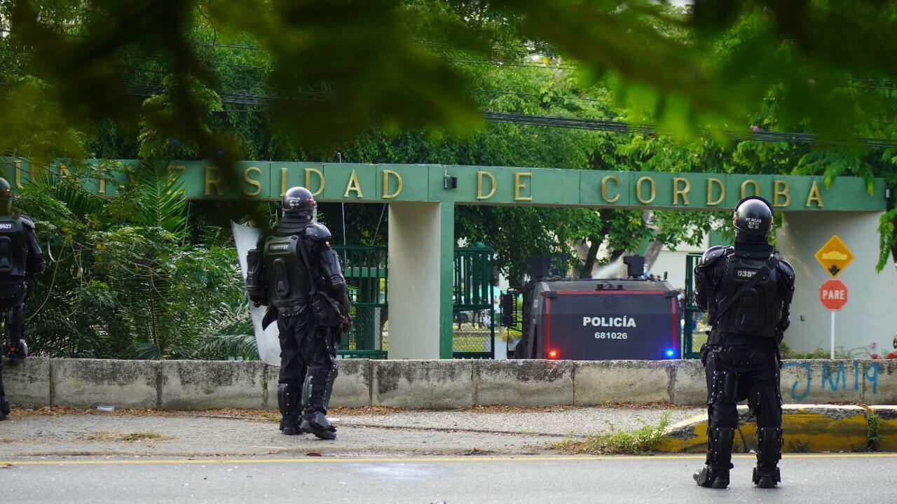Directivas de la Universidad de Córdoba rechazan actos de vandalismo en la institución. Foto: cortesía (suministrada a La W).