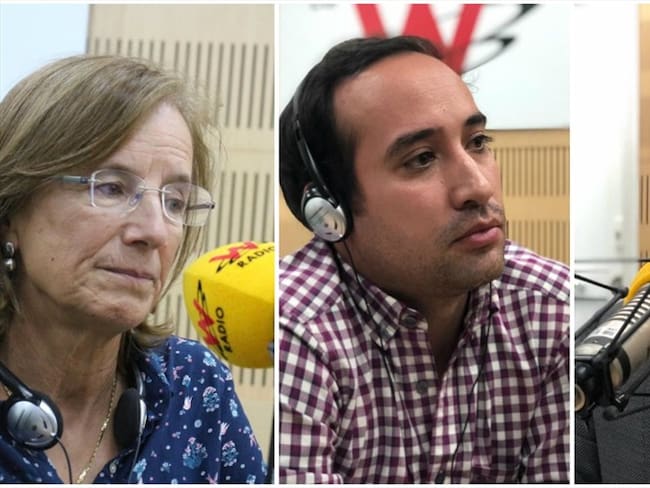 Salud Hernández y Jaime y Sebastián Lozada hablaron en La W sobre lo que debe hacer la JEP con alias “El paisa”.. Foto: W Radio