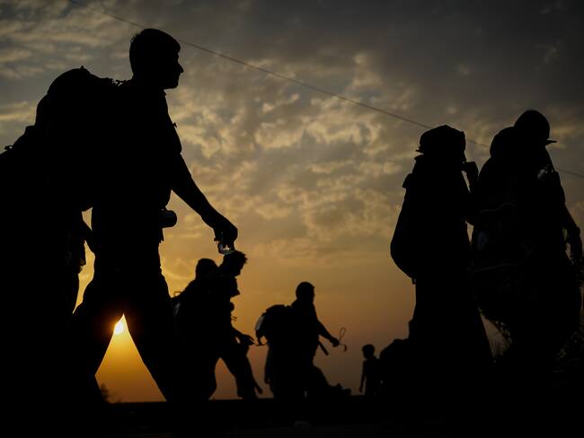 Imagen de referencia de migrantes. Foto: Getty Images.