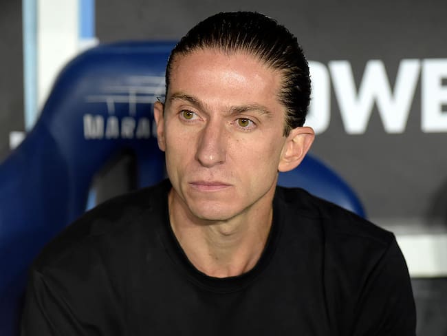 Filipe Luis durante las semifinales de la Copa Libertadores 2025. FOTO: Dhavid Normando/Getty Images