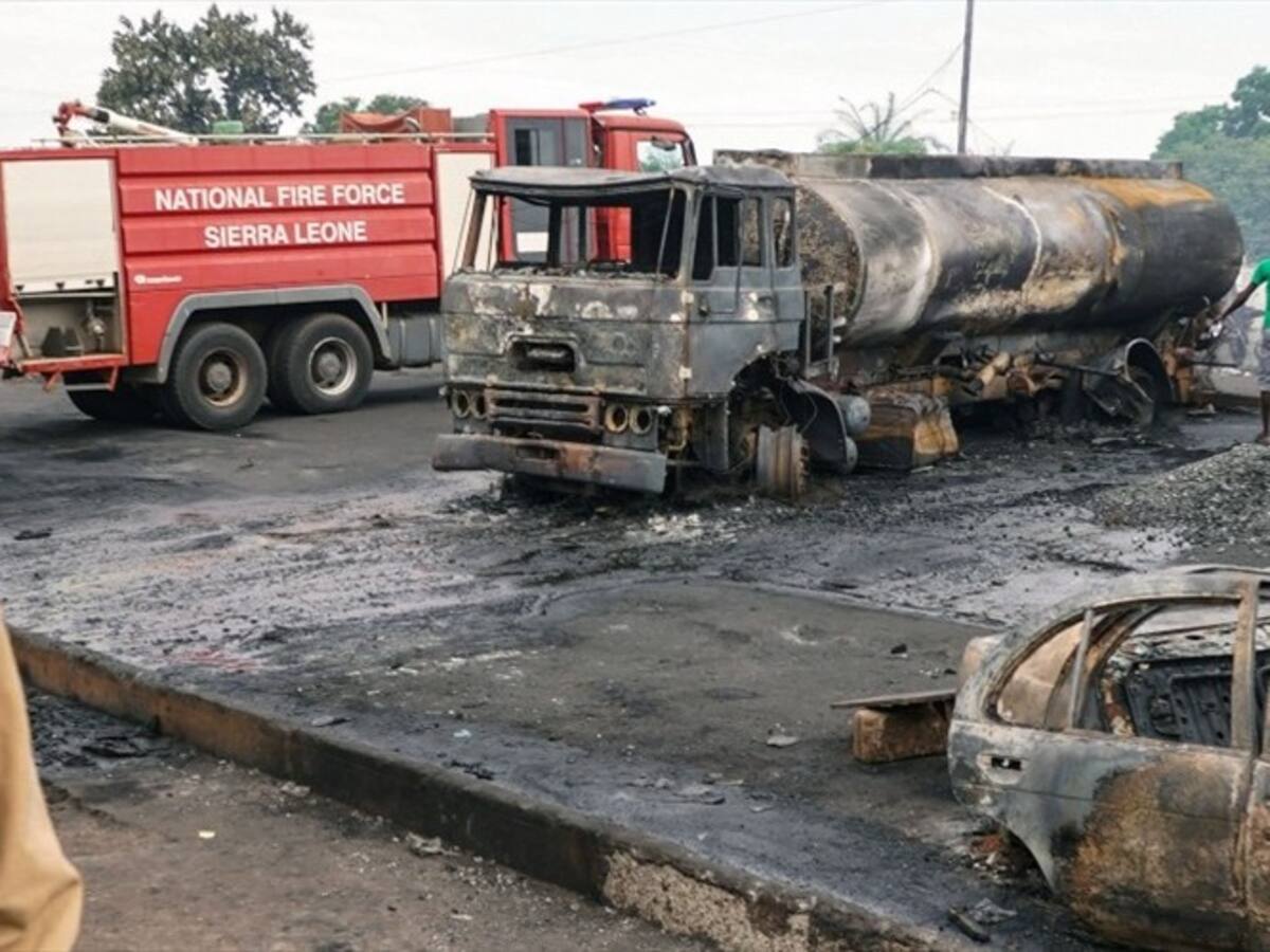 Explosión de un camión de combustible en Sierra Leona deja al menos 92 muertos
