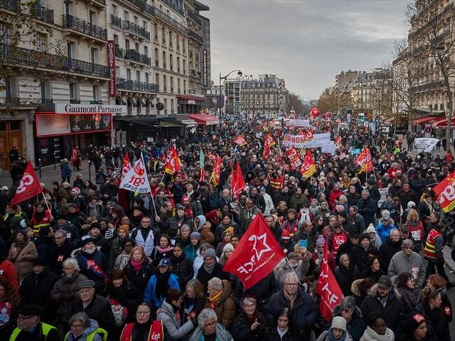 Eliminar proyecto de pensiones: la petición de los manifestantes al Gobierno francés