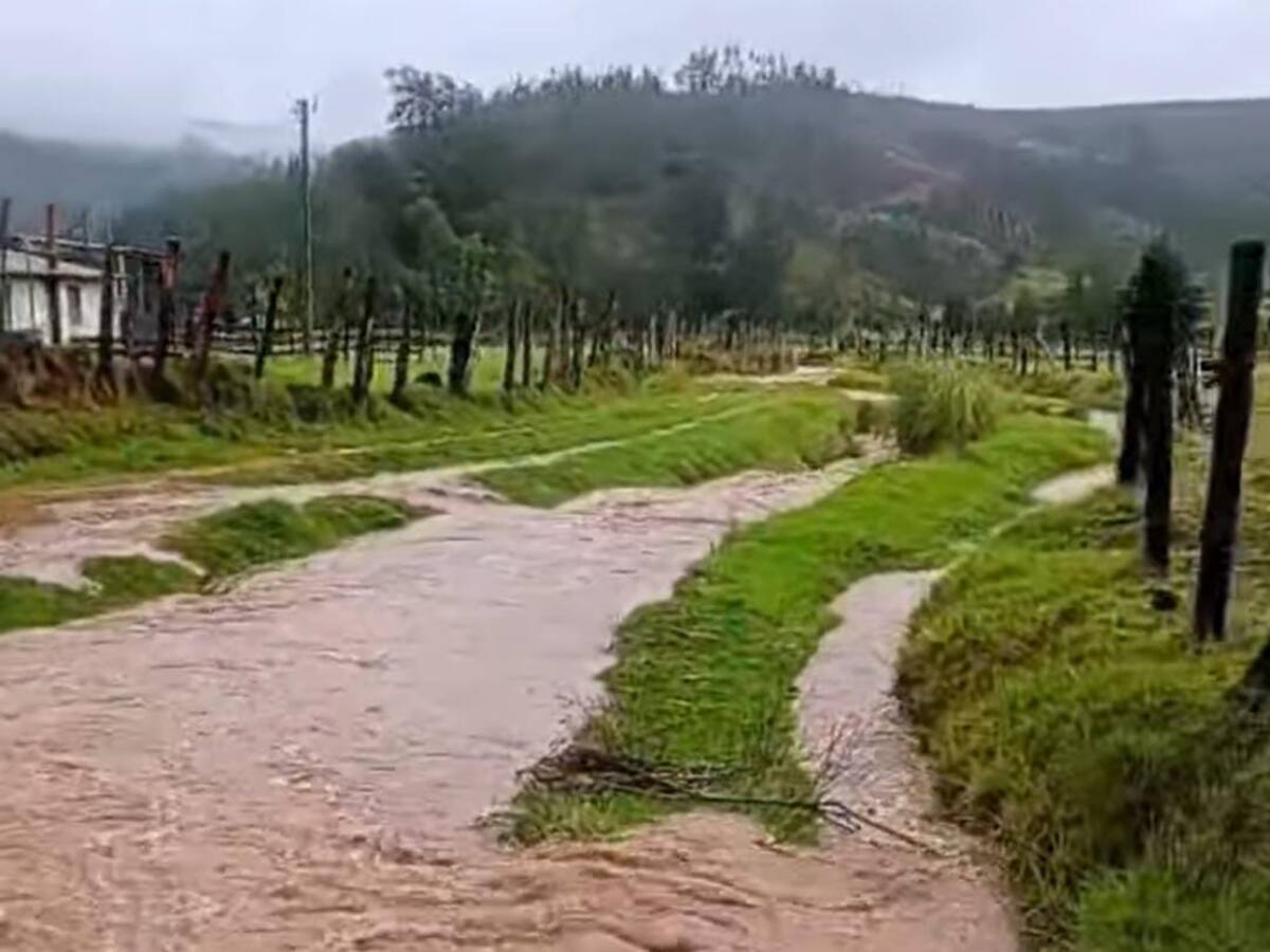 El alcalde de Floresta, Boyacá, decretó calamidad pública por emergencia invernal