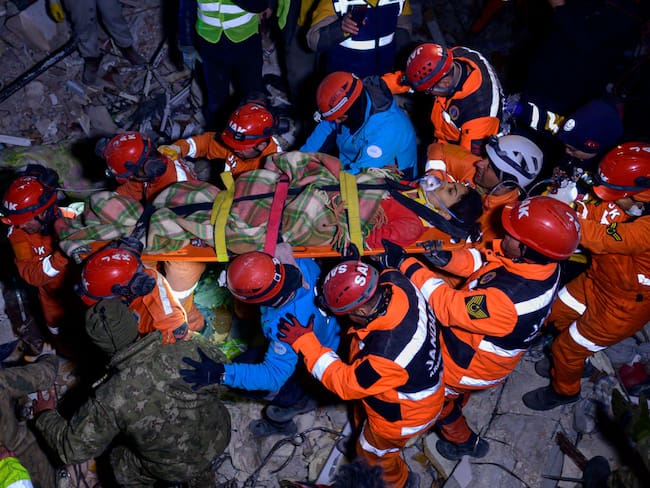 Imagen de referencia rescate en Siria (Photo by YASIN AKGUL/AFP via Getty Images)