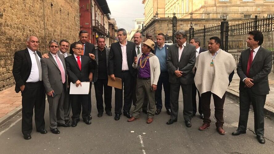 Congresistas que buscan mediar por la minga volverán este jueves a la Casa de Nariño