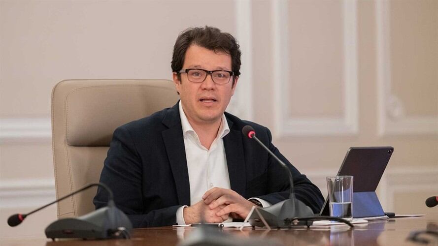 El consejero presidencial para Asuntos Económicos y Transformación Digital, Víctor Muñoz, dio un parte de tranquilidad.. Foto: Cortesía Presidencia