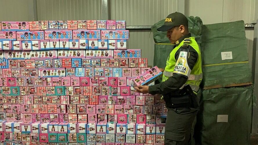 Megaincautación de juguetería. Foto: Cortesía