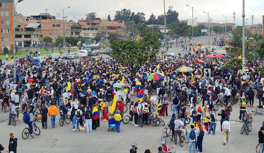 Imagen de referencia manifestaciones en Bogotá. Foto: Secretaría de Gobierno