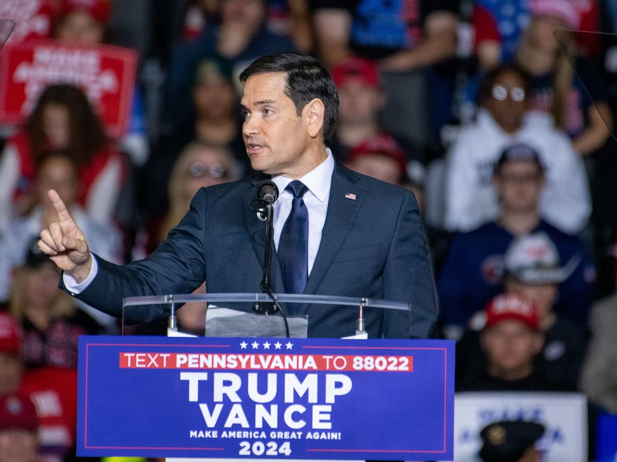 Trump prevé nombrar al senador Marco Rubio como jefe de la diplomacia, dice New York Times