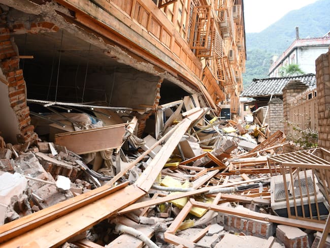 Terremoto en China. Foto: Getty Images.