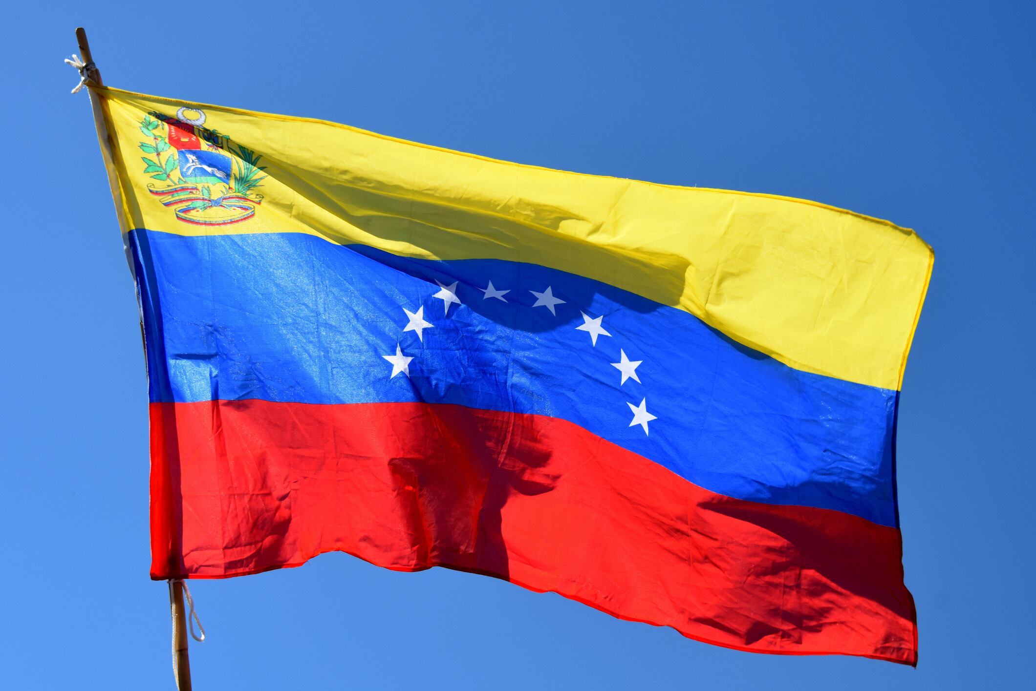 Imagen de bandera de Venezuela. Foto: Getty Images.