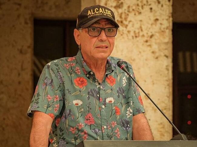 William Dau, alcalde de Cartagena. Foto: Archivo