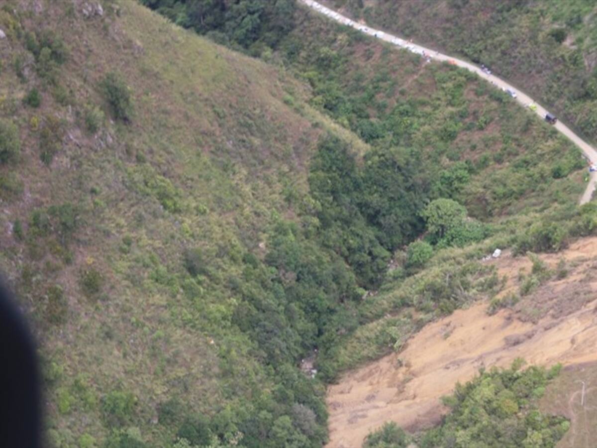 Perdida de banca en la vía Garzón – Neiva, en el Huila