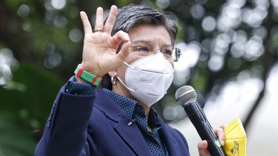 Alcaldesa de Bogotá, Claudia López. Foto: Colprensa - Camila Díaz