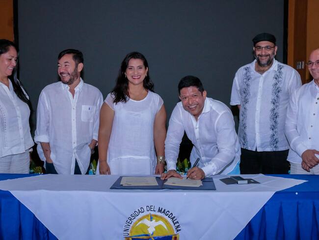 Firma del convenio/ Universidad del Magdalena.