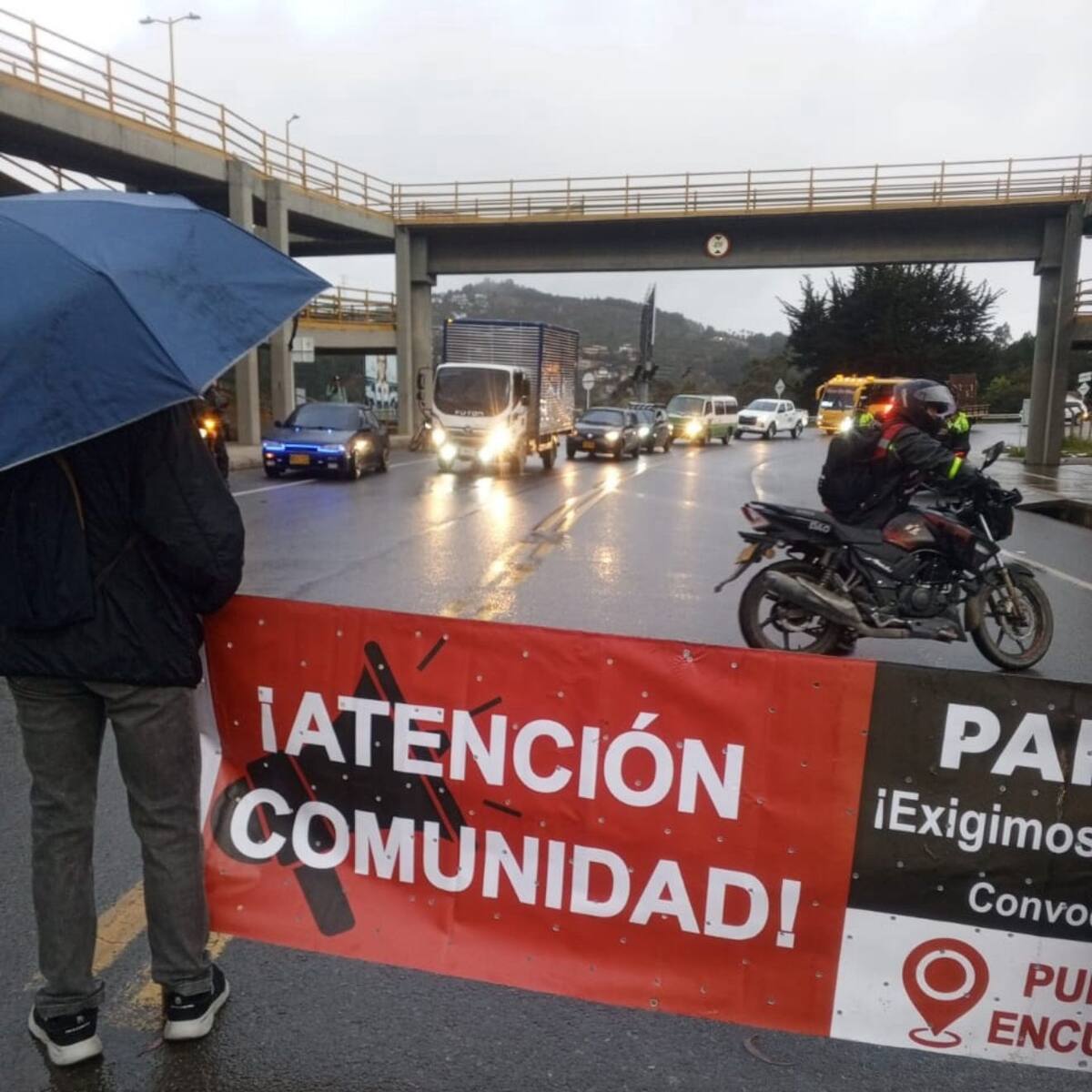 “Vías dignas ya”: pobladores de varios municipios de Cundinamarca exigen arreglos en la malla vial