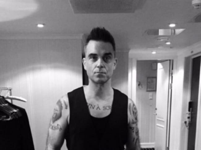 Robbie Williams. Foto: Facebook/Robbie Williams.