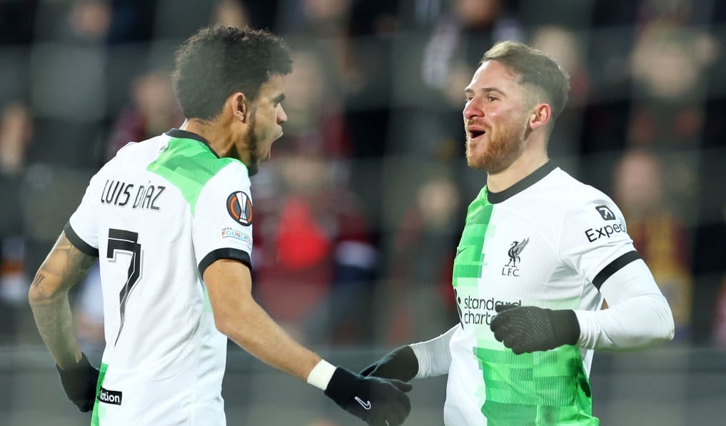 Luis Díaz y Alexis Mac Allister / Getty Images