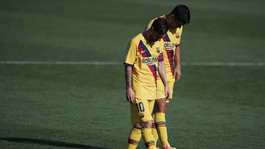 Messi y Luis Suárez. Foto: Getty