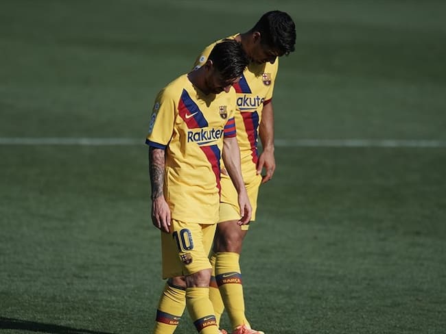 Messi y Luis Suárez. Foto: Getty