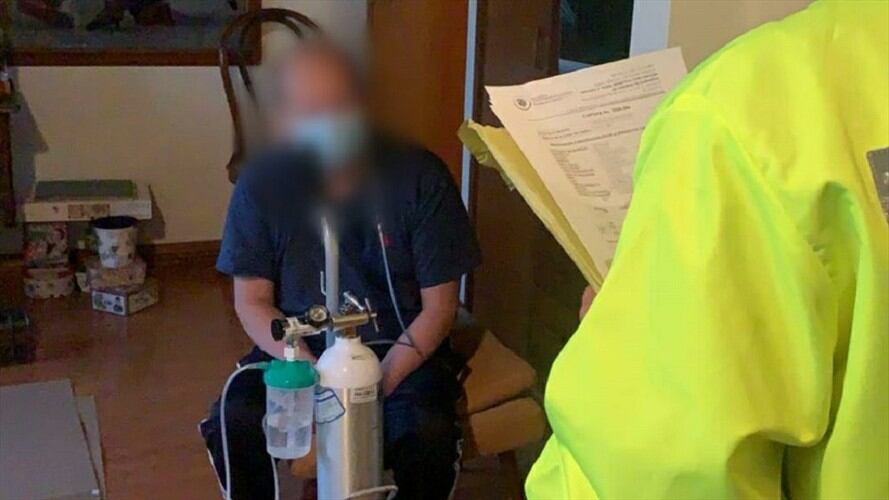 Jesús Alejandro Garzón, exasesor de despacho del exprocurador Fernando Carrillo, fue capturado por incurrir presuntamente en el delito de concusión. Foto: Cortesía