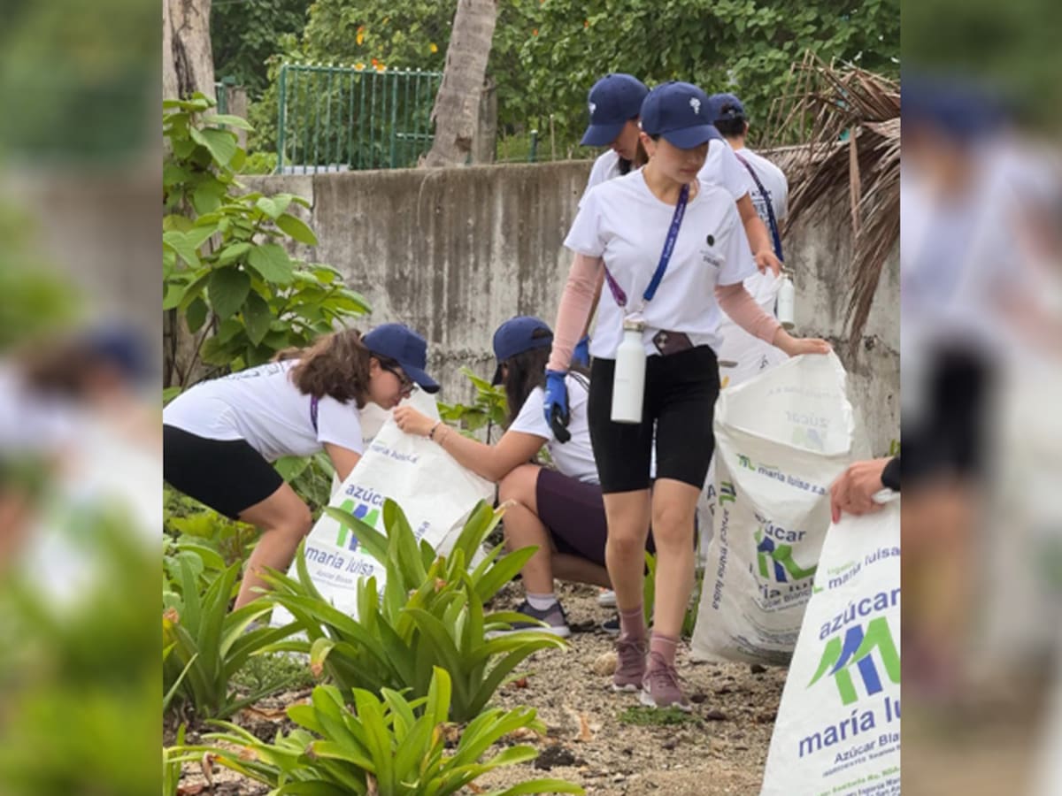 ¿Por qué colaboradores de una aerolínea madrugaron a limpiar playas en San Andrés?