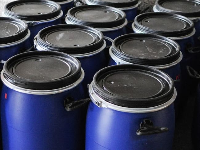 Galones de gasolina incautados en Putumayo / imagen de referencia. Foto: Getty Images