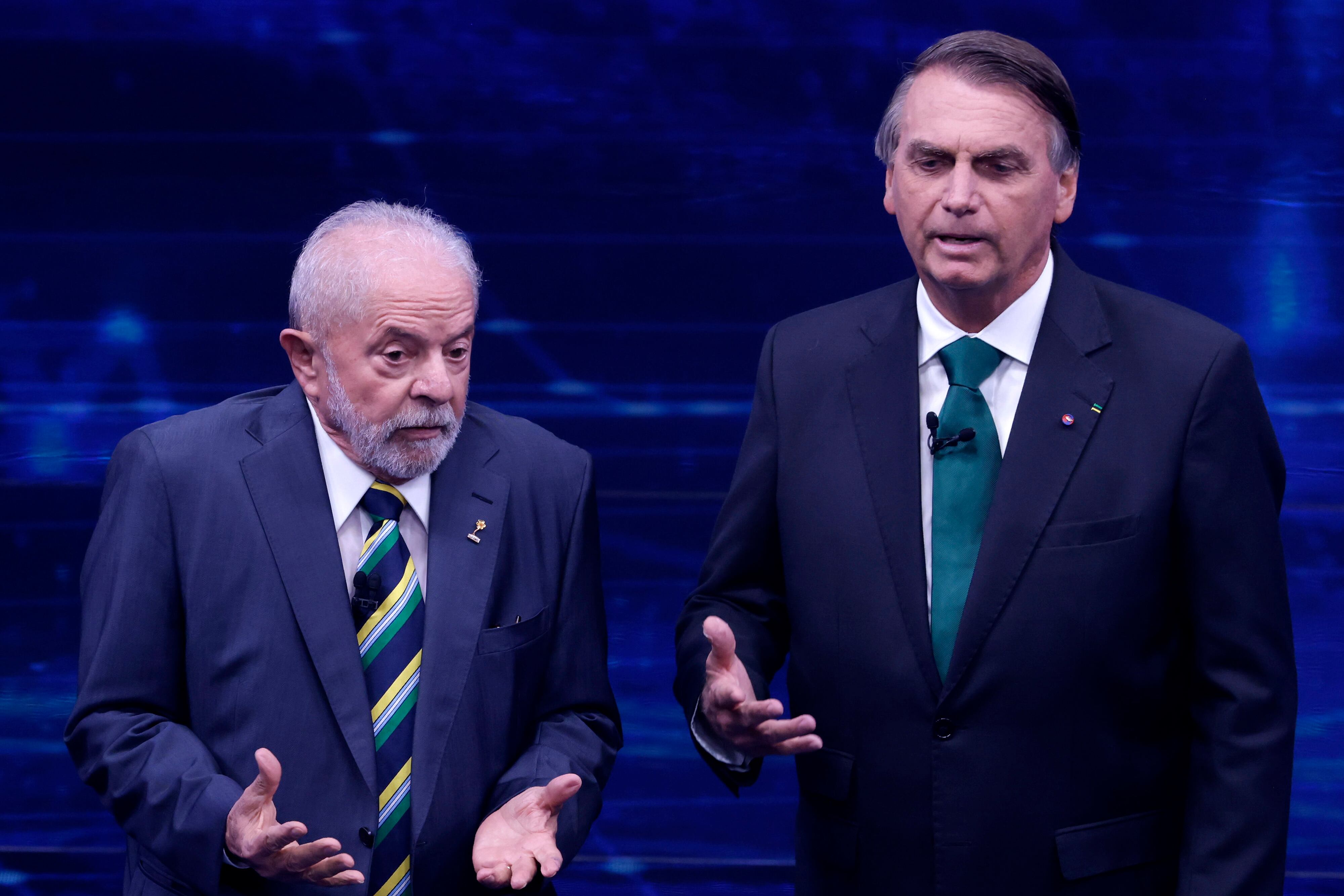Luiz Inácio Lula Da Silva y Jair Bolsonaro / Getty Images