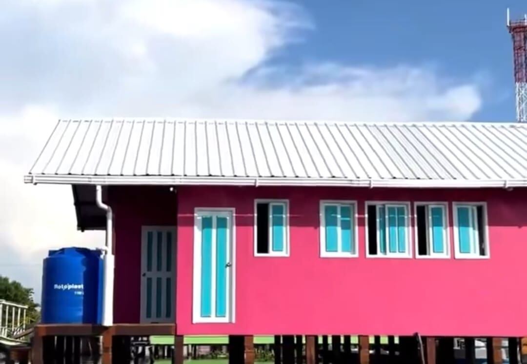 Casa reconstruida/ Fundación Tras la Perla.