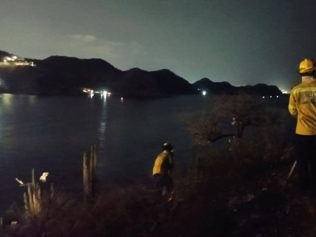 Incendio causó emergencia en Taganga, el cuerpo de bomberos logró sofocarlo a tiempo
