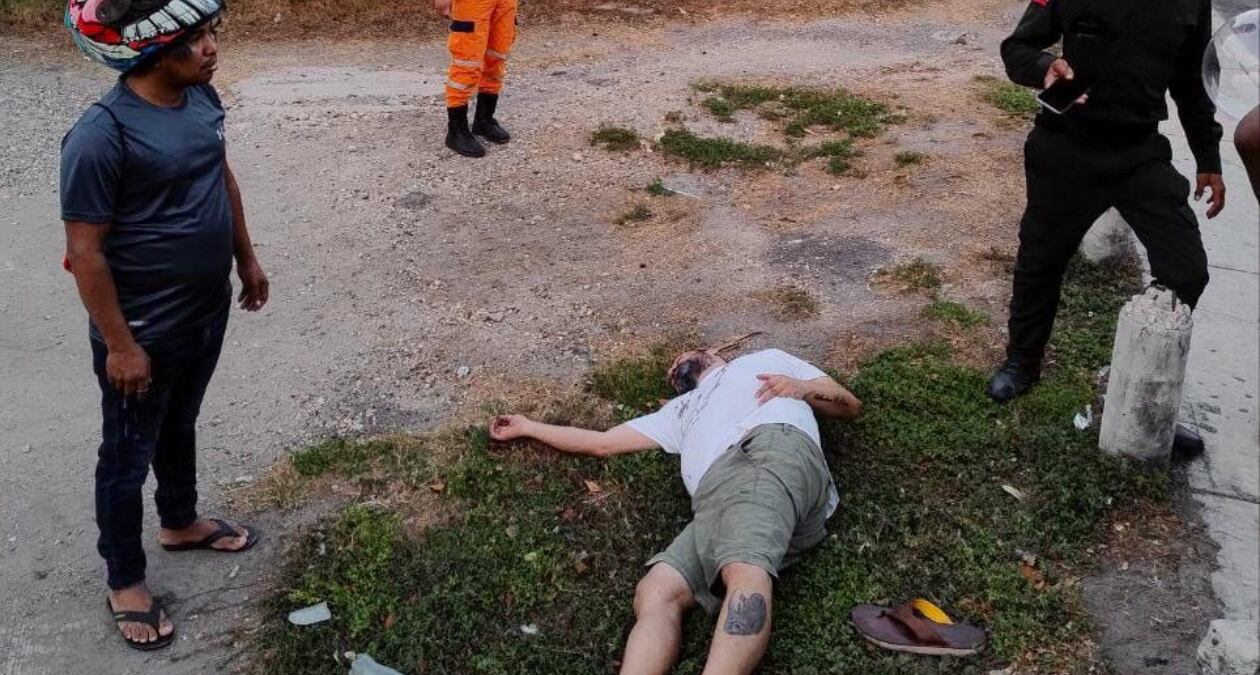 Ciudadano francés en Cartagena. Foto: suministrada a José David Rodríguez.