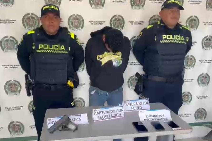 Capturado por el delito de hurto en Bolívar | Foto: Policía Bolívar.