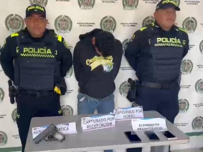 Capturado por el delito de hurto en Bolívar | Foto: Policía Bolívar.