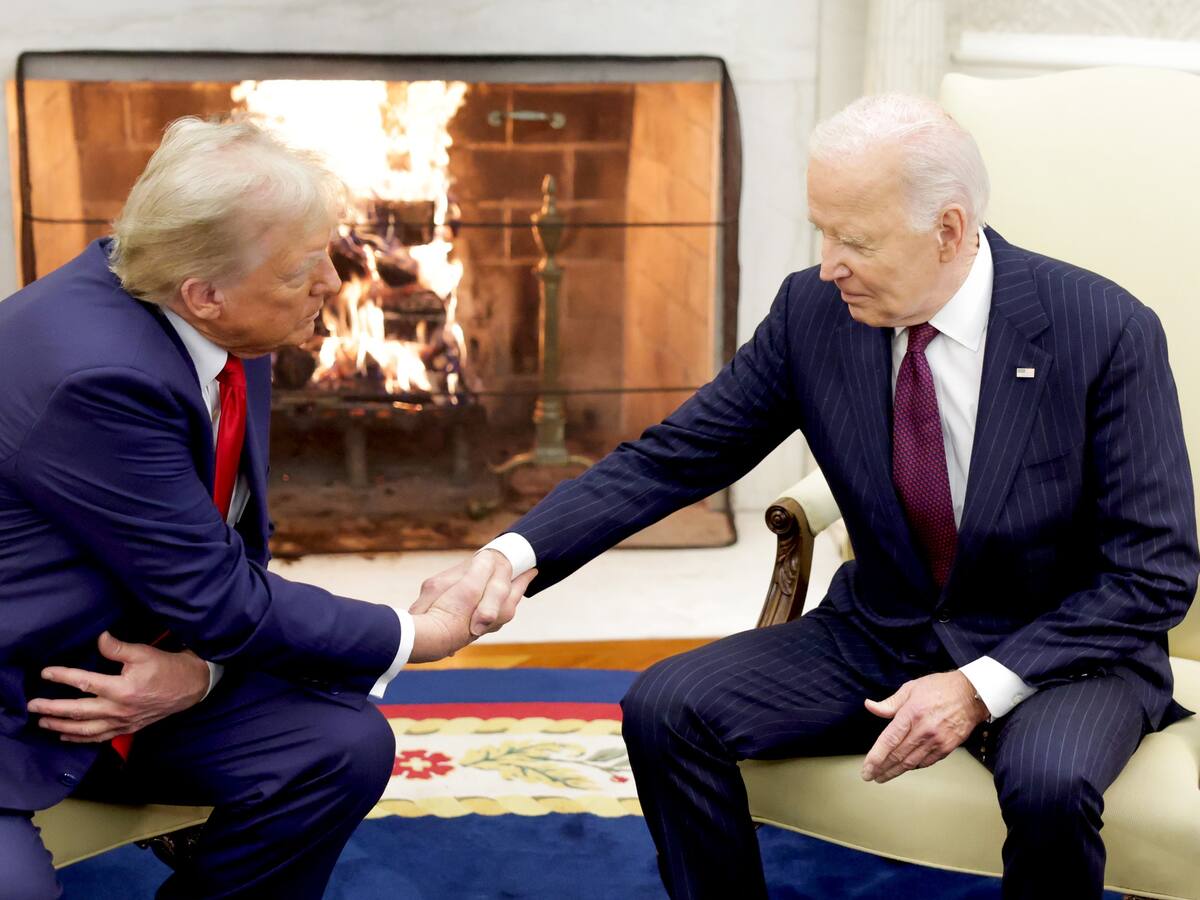 Biden inició su reunión con Trump felicitándolo por su victoria en las elecciones