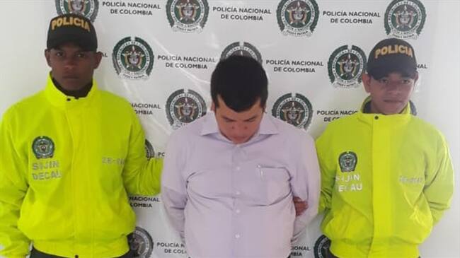 La Fiscalía informó que, un juez cobijó con media de aseguramiento intramuros al sacerdote Arcángel Acosta Izquierdo. Foto: Fiscalía
