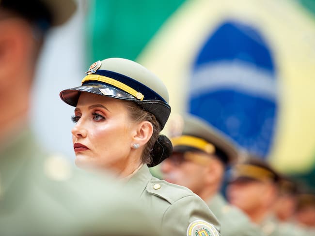 Mujeres militares en Brasil. I Foto: Getty Images.