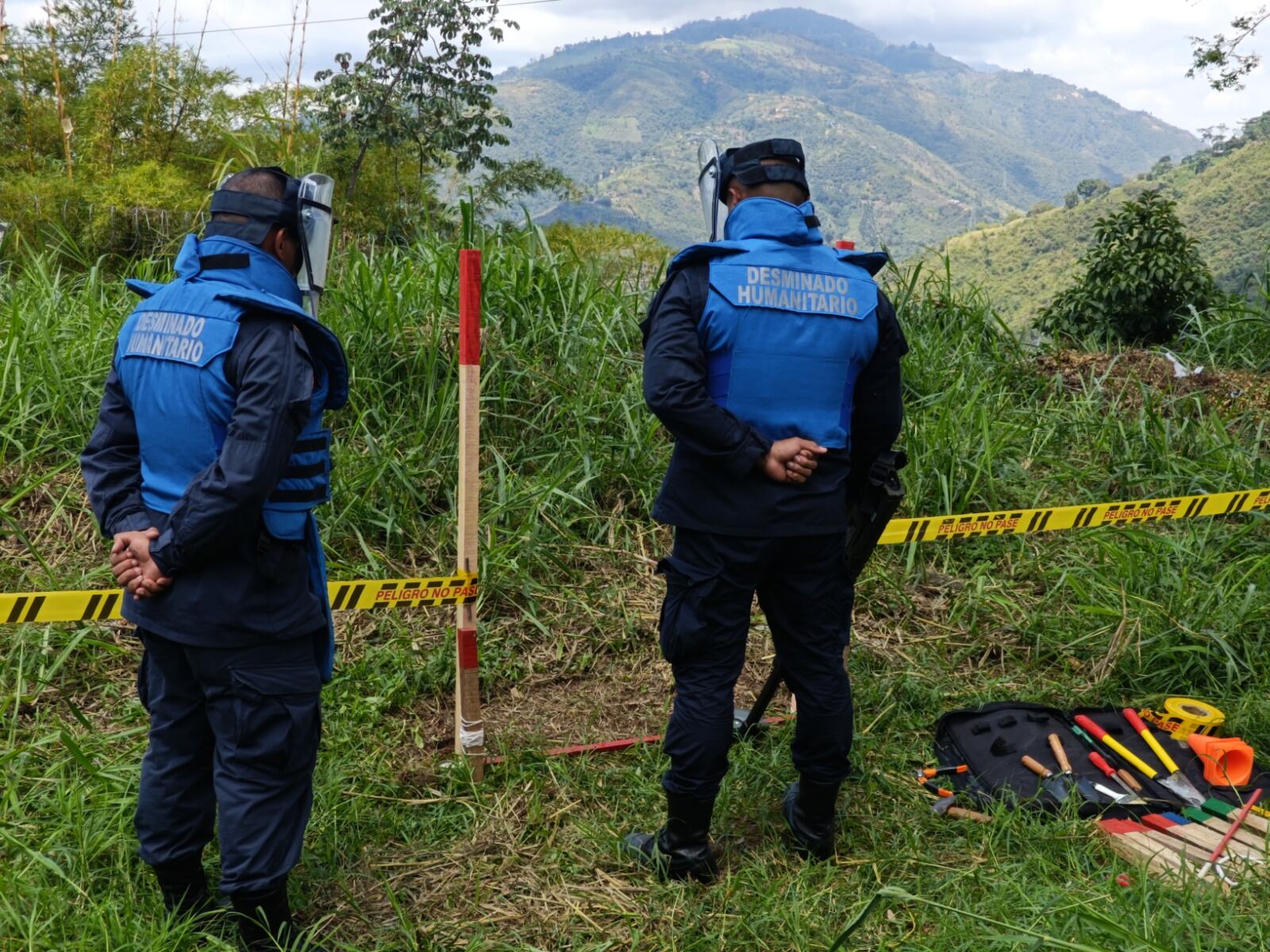Santander fue declarado libre de sospecha de minas antipersonales. Foto: Suministrada.