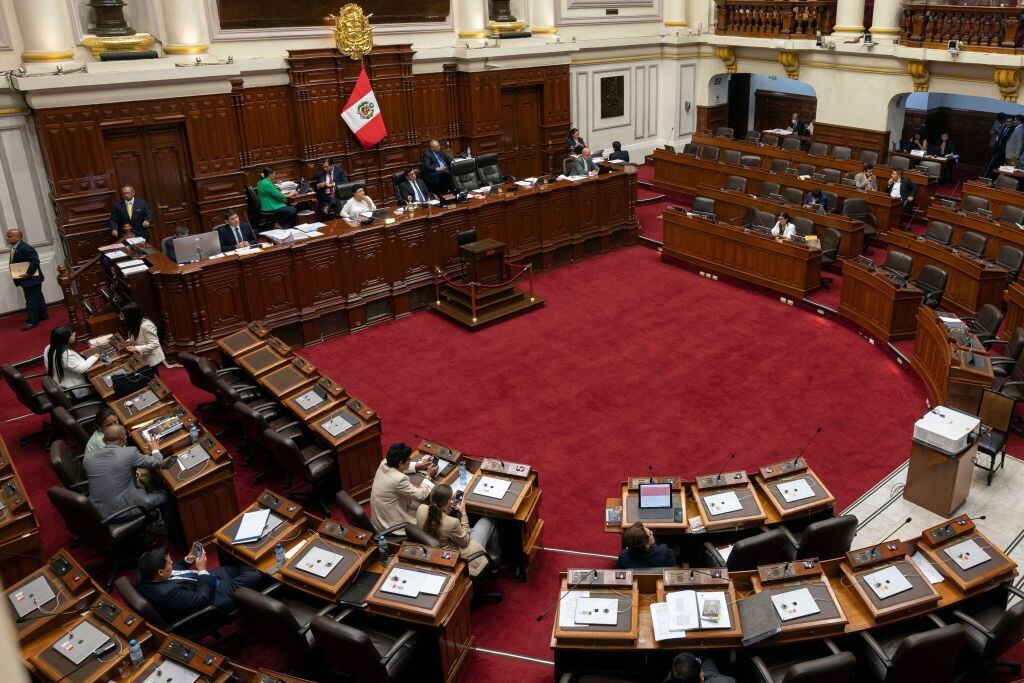 Congreso de Perú. (Photo by Cris BOURONCLE / AFP) (Photo by CRIS BOURONCLE/AFP via Getty Images)