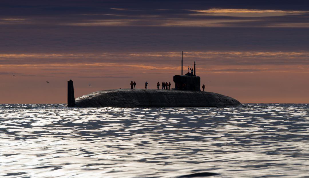 Prueba del submarino nuclear ruso Knyaz Oleg.