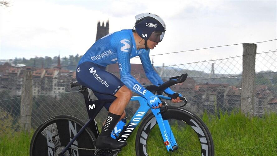 Ciclista colombiano Miguel Ángel 'Supermán' López. Foto: Luc Claessen/Getty Images