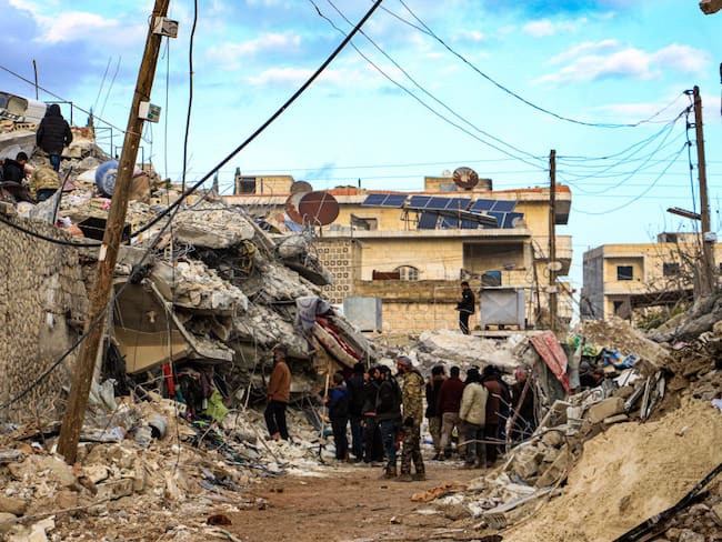 Terremoto en Turquía. (Photo bu Ugur Yildirim/ dia images via Getty Images)